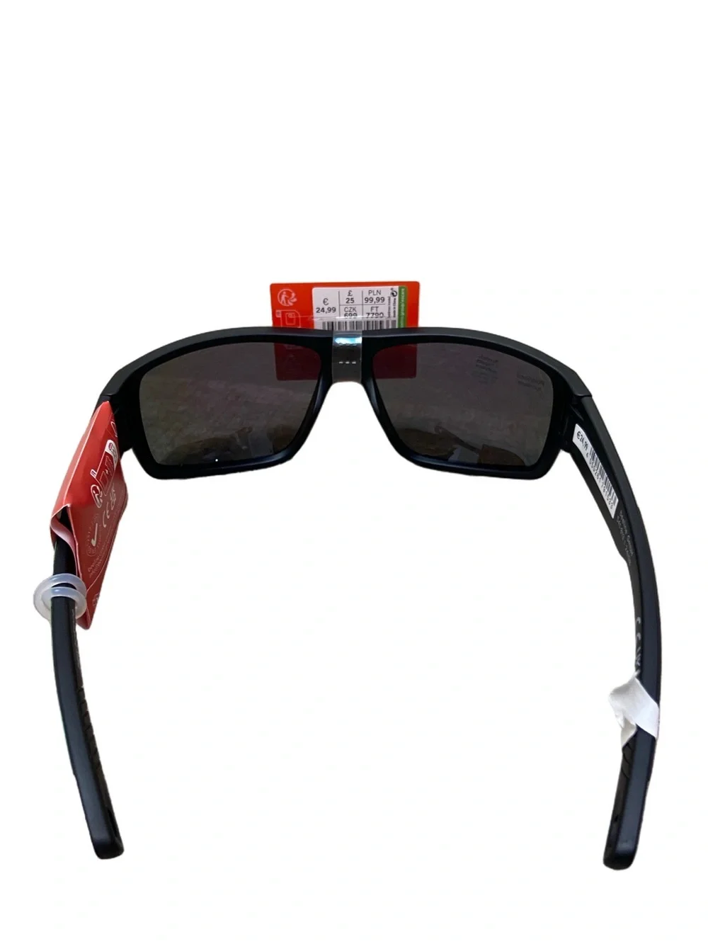 New Balance Black Sunglasses with Blue-Green Mirrored Lenses men New